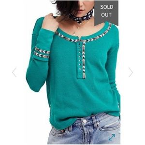 NWT Free People Rainbow Thermal